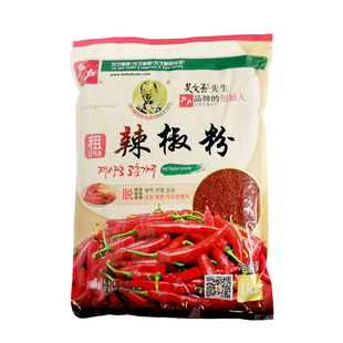 吴文善户户韩式辣椒碎1kg*10袋整箱韩国泡菜上色辣椒粉粗细辣椒面