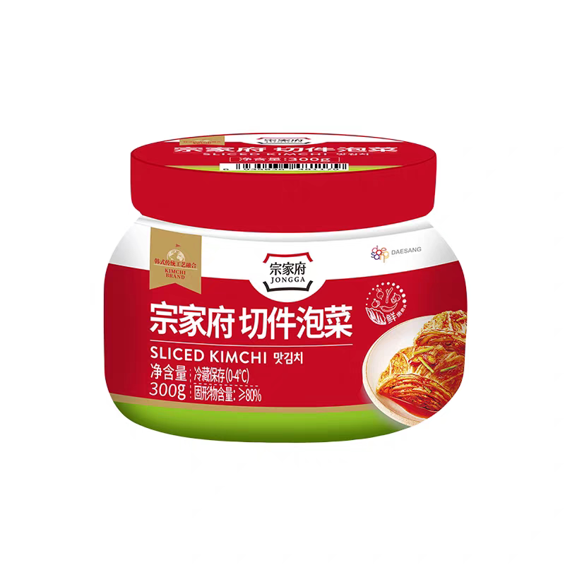 清净园宗家府切件泡菜300g开盖即食正宗韩式辣白菜酸辣爽口下饭菜