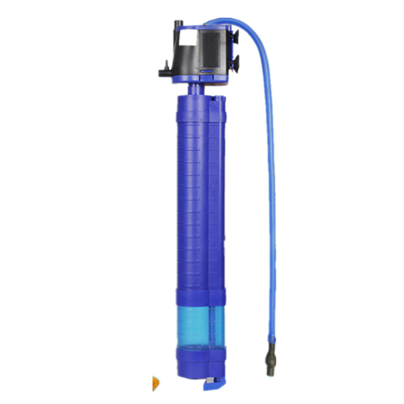 魚馬桶魚缸過濾器三合一吸糞器吸便凈水增氧水泵靜音分離器收集器