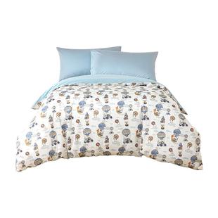 英氏儿童纯棉贡缎被套纯棉被罩150x200x230学生宿舍单人被套床品