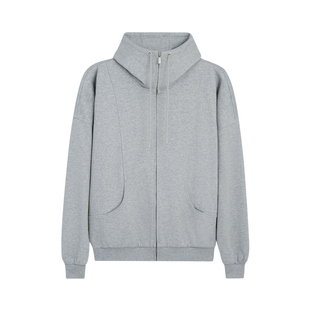 BODYDREAM高领口卫衣外套廓形拉链开衫蝙蝠袖针织夹克/运动套装