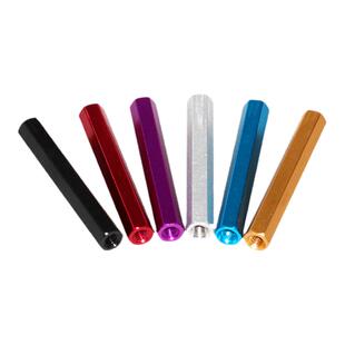 m3六角铝柱长螺母隔离柱铝合金螺帽联接杆模型机架内牙螺丝帽M3