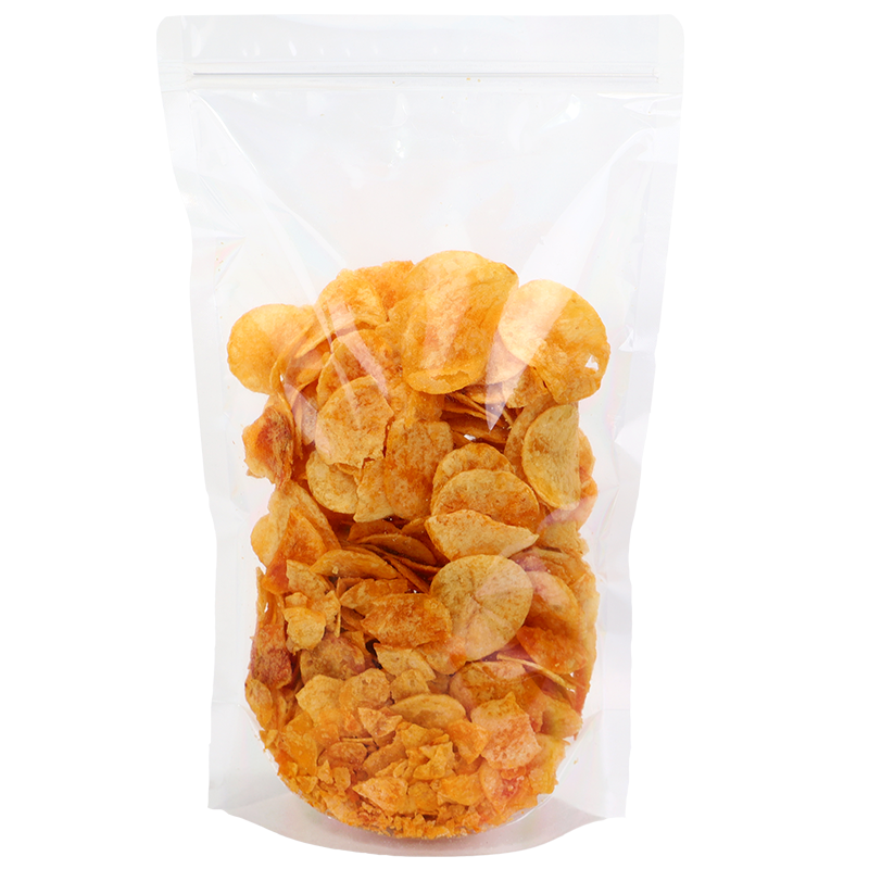 透明食品密封袋塑料袋零食干果特产干货礼品自立自封包装袋子定制