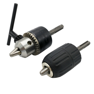 冲击钻转换头多功能电锤转换手电钻夹头螺丝刀开孔夹具方柄变圆头