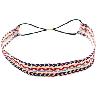 波西米亚网红同款发带短发发饰民族风复古欧美编织发箍百搭小清新