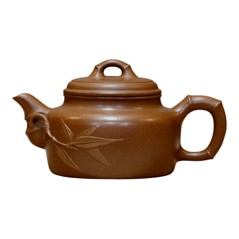 竹韵德钟原矿珍藏老段泥茶壶