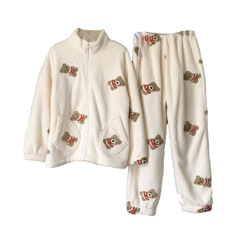 秋冬产妇月子服厚款套装
