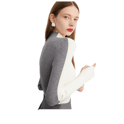 秋冬针织套头DPLAY半高领