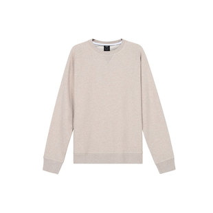 HUGO BOSS SS21 棉质混纺圆领长袖卫衣 男款 浅褐色