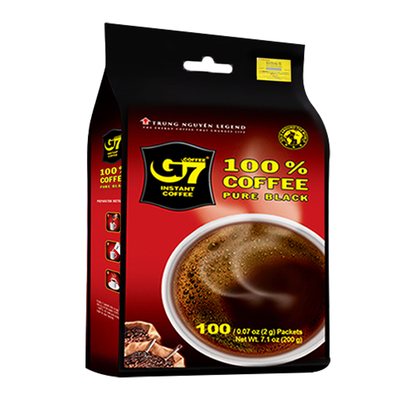 无添加蔗糖越南黑咖啡G7100杯