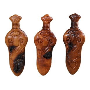 天然雷击枣木雕刻五雷号令宝剑diy挂绳男女项链木质挂件吊坠饰品