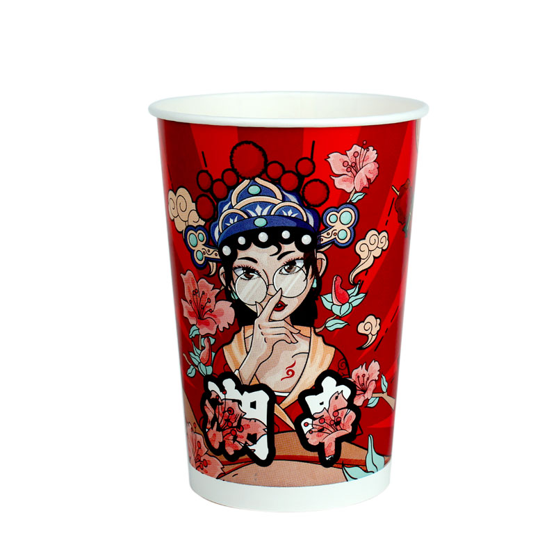 一次性46a国潮串串杯子桶关东煮冷锅撸串纸杯外卖打包桶商用定制