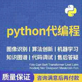 Python编程图像处理深度学习机器学习自然语言AI算法web网站开发