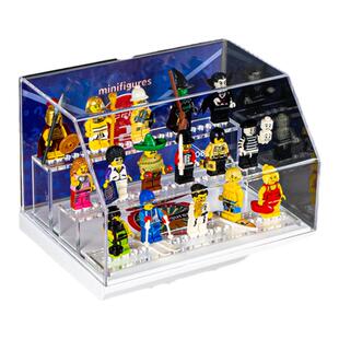 KGBOX于乐高8683第一8684二8803三8804抽抽乐人仔防尘罩展示盒