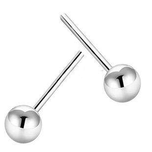 mini纯银小珠珠睡觉不用摘养耳洞极小圆珠耳钉迷你耳骨钉女防过敏