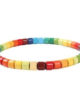 糖果多巴胺女士搪瓷手链