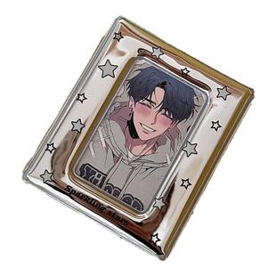 少女玩心ins风星星银色卡包一宫格卡册追星小卡收纳册拍立得相册