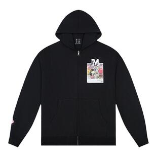 MEDMxNewmasus 联名拍立得拉链帽衫男女同款秋季上衣美式连帽卫衣