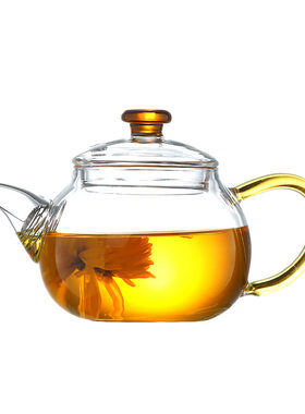 玻璃小茶壶小号单人煮带过滤简约