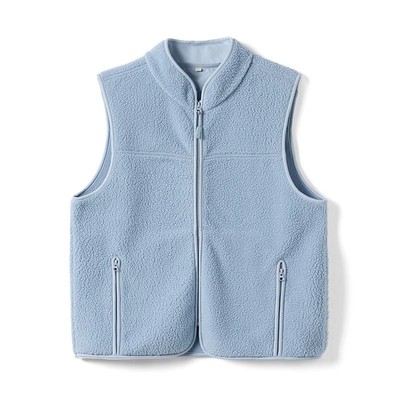 CLOUDSPACE【铃兰背心】户外运动轻量冬柔糯摇粒绒马夹保暖马甲女