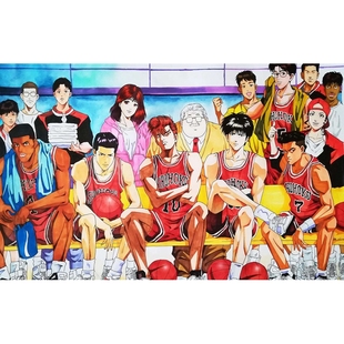 灌篮高手地毯篮球樱木花道流川枫湘北动漫客厅卧室床边电脑椅地垫