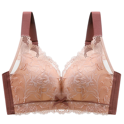 无钢圈聚拢乳胶超薄大胸显小文胸