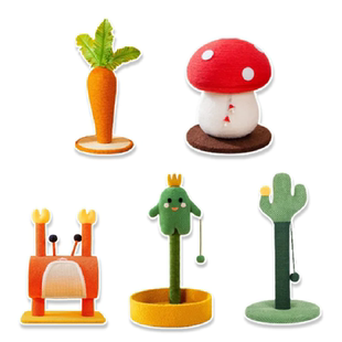 猫抓板耐抓立式磨爪不掉屑猫爬架猫窝剑麻猫抓柱猫爪板耐磨猫玩具