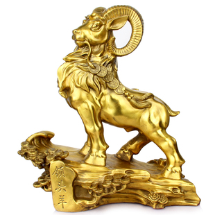 铜三羊开泰摆件 三阳开泰工艺礼品铜羊家居摆设