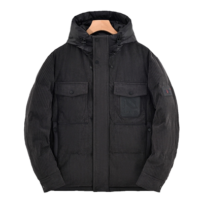 保罗彼得连帽常规外套