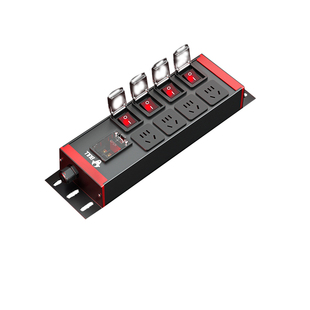 公牛PDU32a大功率插座插板无线插排铝合金插排防雷机柜拖线板