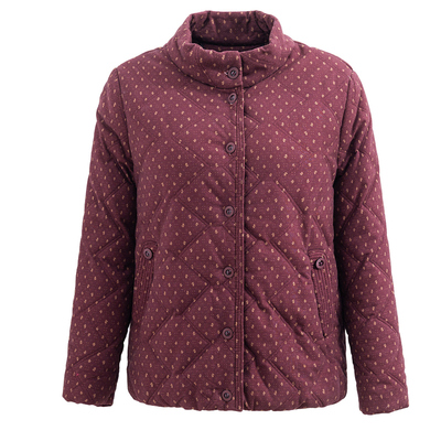 中老年妈妈冬装外套女纯棉奶奶装