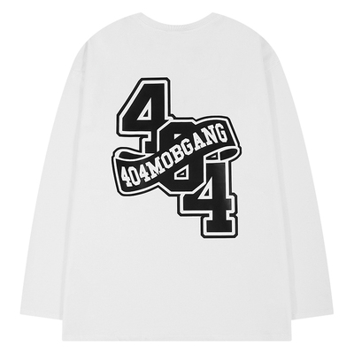 404mob美式情侣装长袖T恤嘻哈