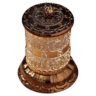 语狮子缩微科技缩微文字便携USB充电摆件转经简蓄电无需电池家居