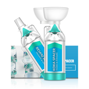 科卡儿童口鼻气雾剂给药器储雾罐哮喘喷辅舒酮吸入式雾化面罩筒式