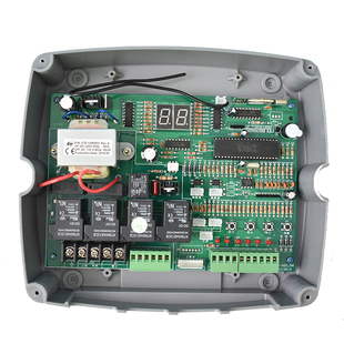 【包邮】百胜无轨电动门伸缩门控制器台控双电机磁轨导航器遥控器