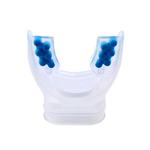 食品硅胶潜水呼吸管通用咬嘴咬胶浮潜三宝潜水装备透明液态全干式