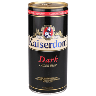德国进口凯撒顿姆啤酒kaiserdom黑啤酒1L装整箱清仓日期到5月