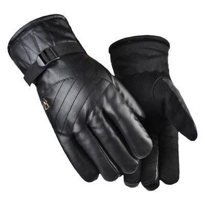 森柏祥男棉分指手套朋友PU