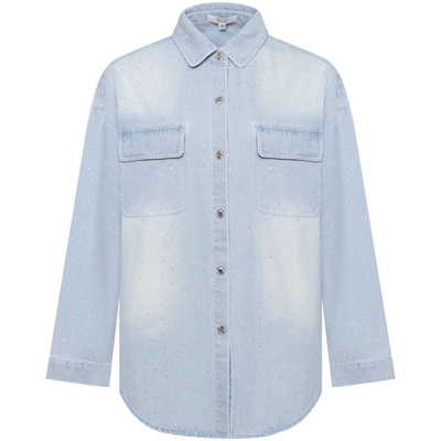 RUCOLINE女士长袖镶钻衬衫外套