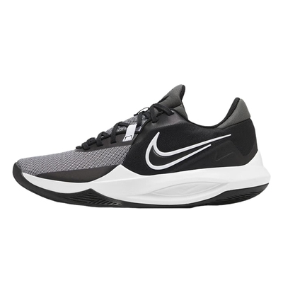 耐克男鞋NIKE PRECISION VI 精密6黑白 耐磨实战篮球鞋DD9535-003