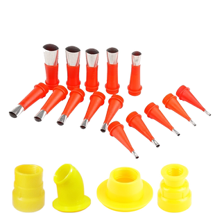 不锈钢打胶嘴可拆卸底座门窗结构胶枪嘴打胶神器密封胶玻璃胶枪嘴