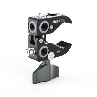 Ulanzi优篮子R105 Y型摄影大力夹微单补光灯固定支架适用Gopro运动相机ACTION45全景360口袋云台pocket34配件