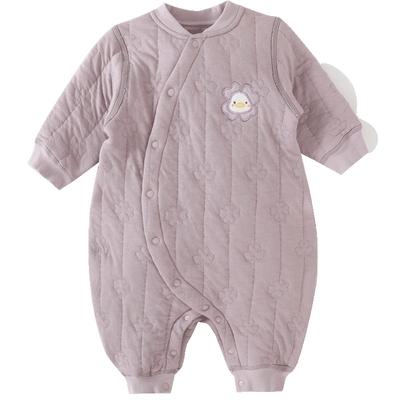 新生儿秋冬季保暖哈衣