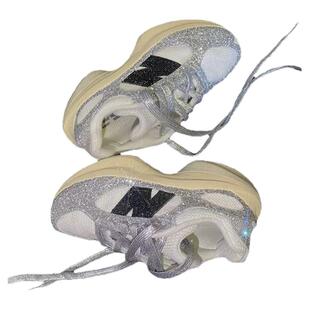 New Balance Warped Runner男女复古增高跑步老爹鞋水钻 UWRPDMOB