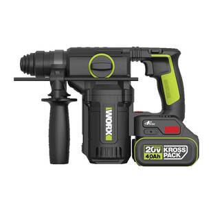 威克士WU385锂电吸尘集尘中重型电锤冲击钻两用混凝土钻墙WU391T