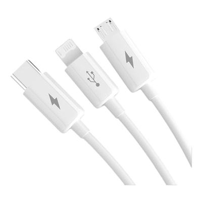 品胜数据线1.2m三合一