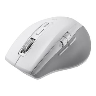 SANWA山业蓝牙鼠标无线双模4向滚轮疾速充电静音人体工学男女办公