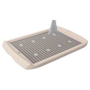 狗厕所全替换款加大尺寸带排水孔易清洁带脚蹬便携式小犬美卡厕所