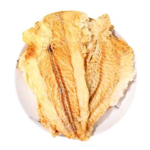 海味即食 山东特产真正的鳕鱼片烤鱼片鱼干片零食干货250g1件包邮