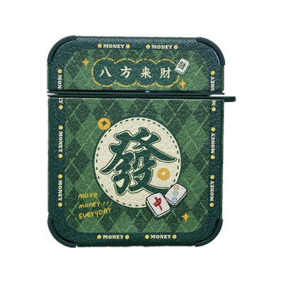 国潮发财杰思胜苹果tpu贴皮软壳
